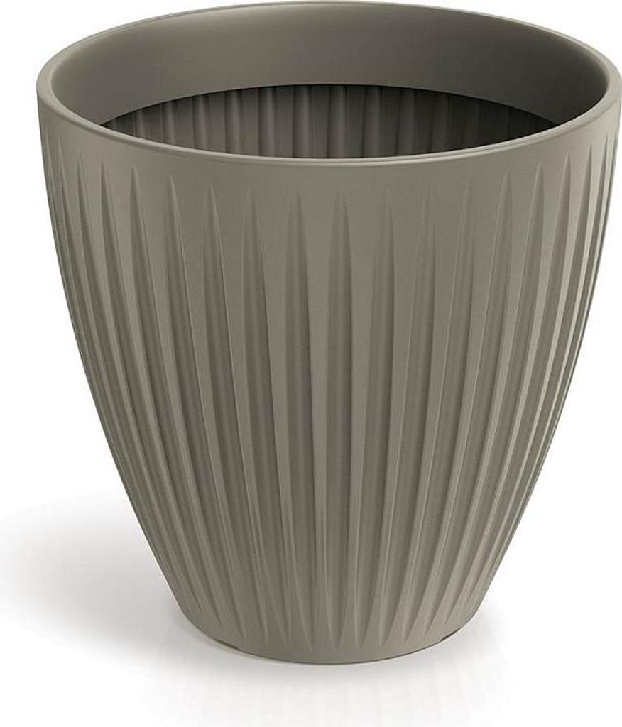 Blumentopf LATIA ROUND MIDL 60 cm - Farbe: mocca