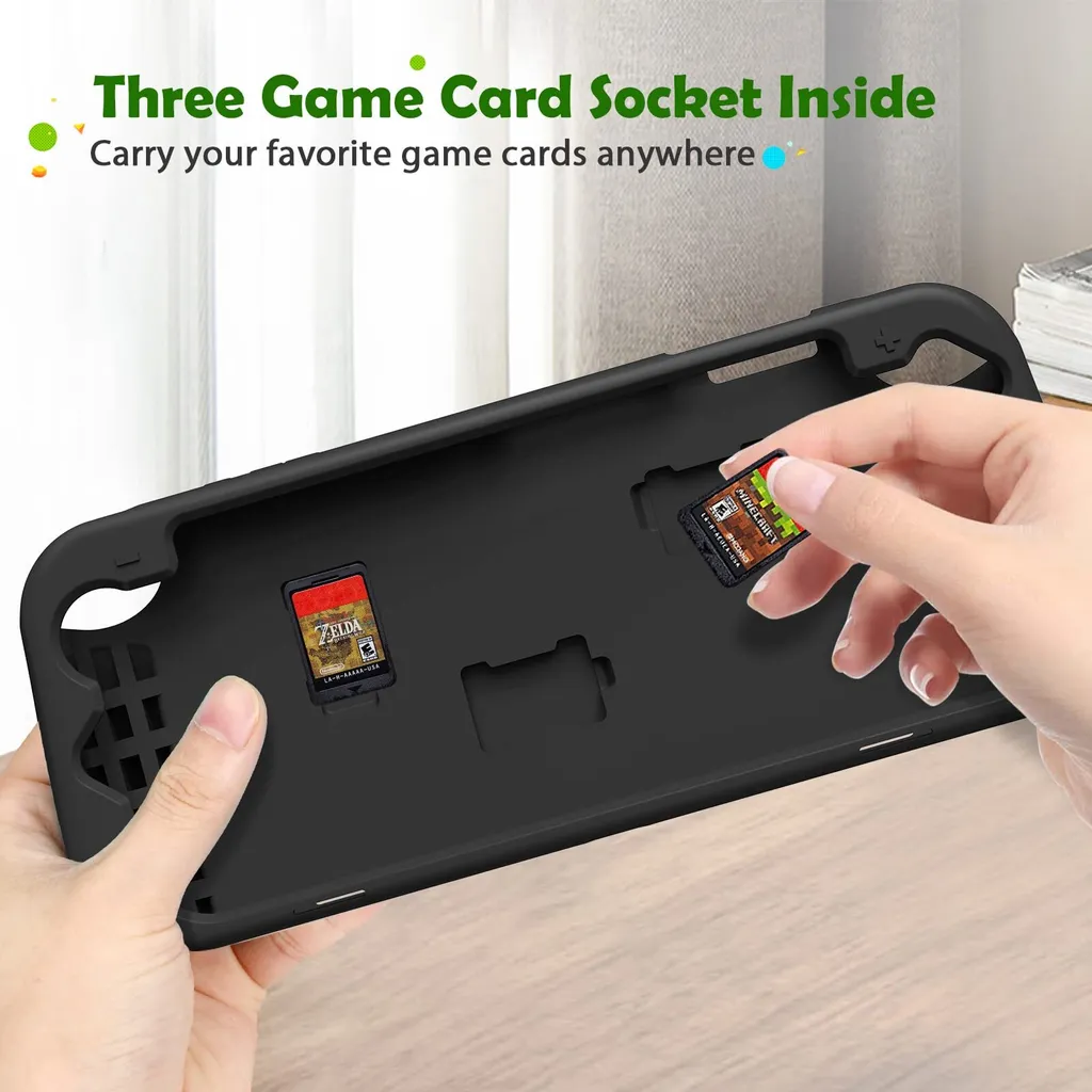 Housse de Jeu pour Nintendo Switch OLED - Protection Complète en Noir