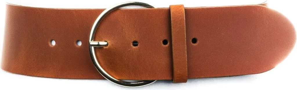Vanzetti Cintura Donna in Pelle Marrone Cognac W80 - Accessorio Fashion