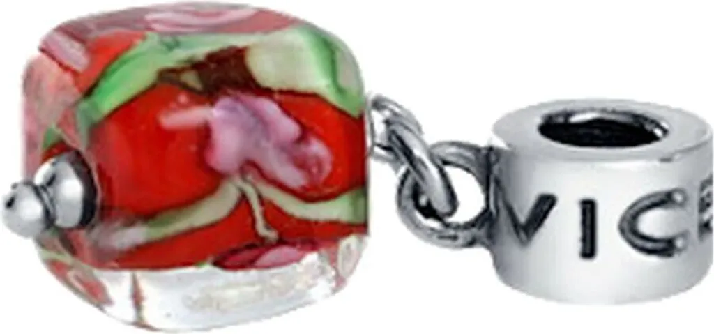Perles rouges pour femmes Viceroy 1 cm VMM0180-27 : bijoux de créateur