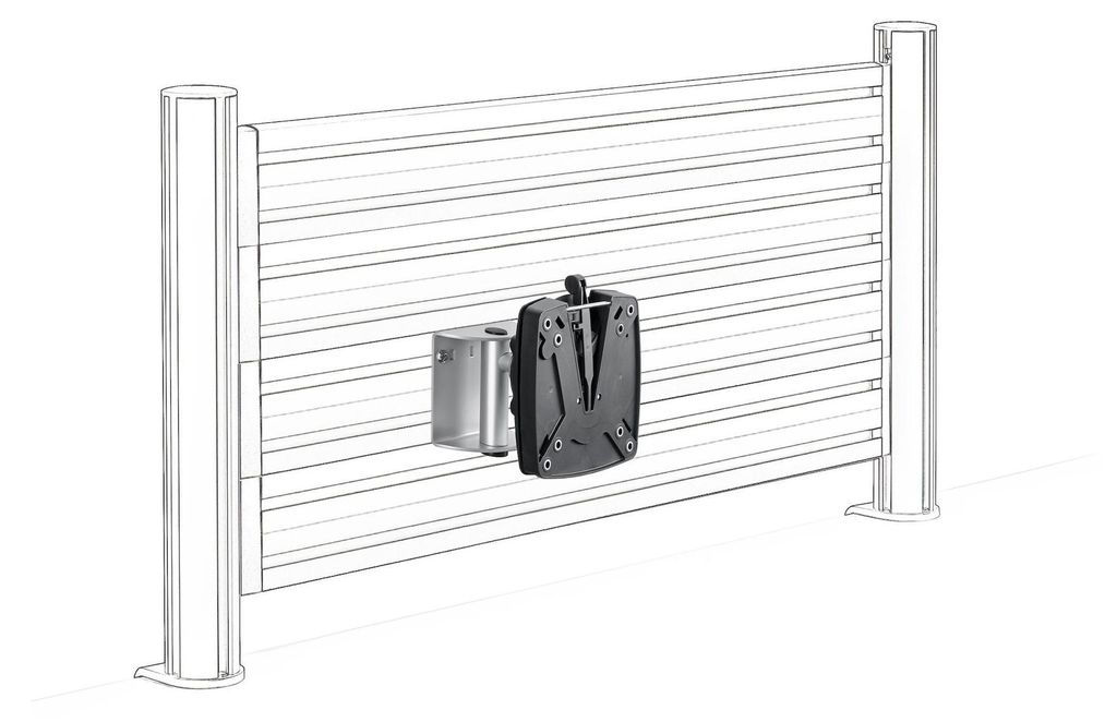 Novus TSS-Tragschlitten SlatWall Monitorhalter bis ca. 10 kg