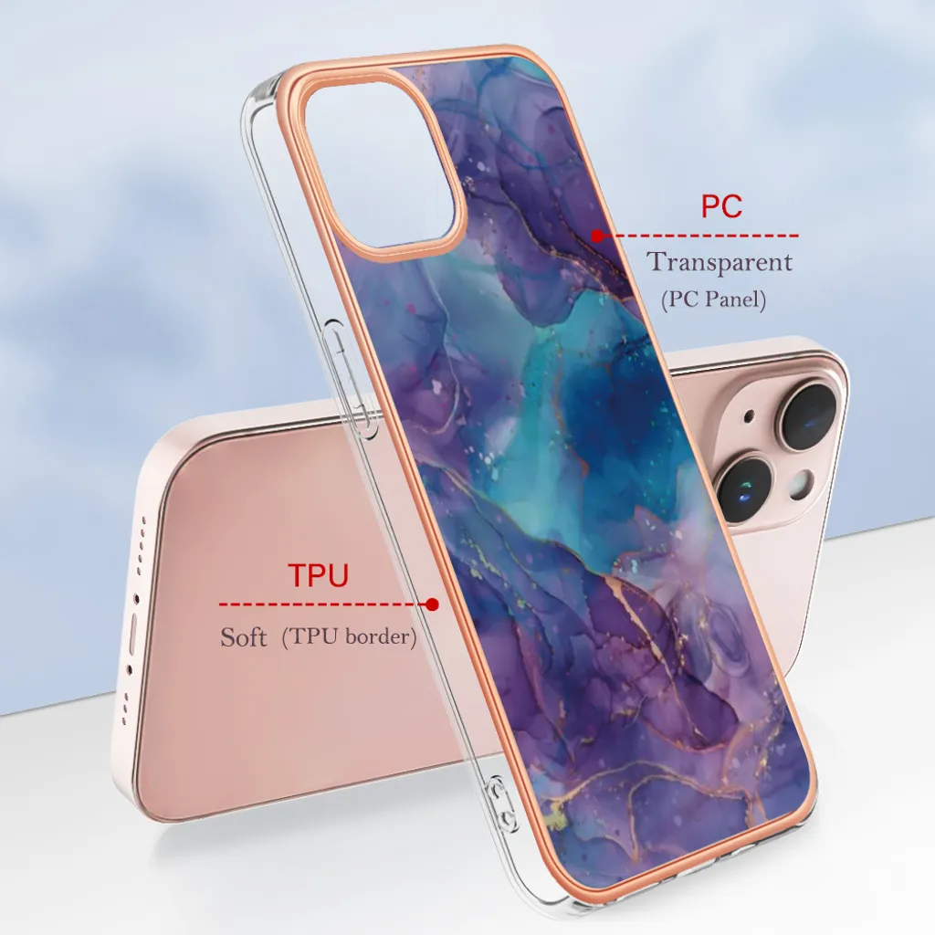 Custodia iPhone 13 Viola Antiurto - Cover Morbida in Silicone per Bambini - 6
