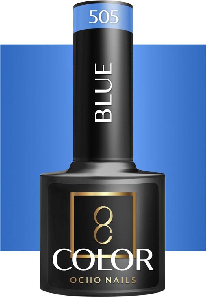 OCHO NAILS Hybrid-Nagellack blau 505 - 5 g