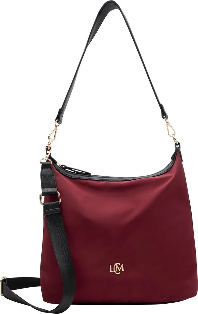 Sac à épaule L.CREDI Phelina Wine bordeaux : élégance en bandoulière
