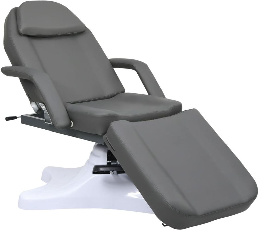 Maison Exclusive - Massagetisch Grau 180x62x(86,5-118) cm