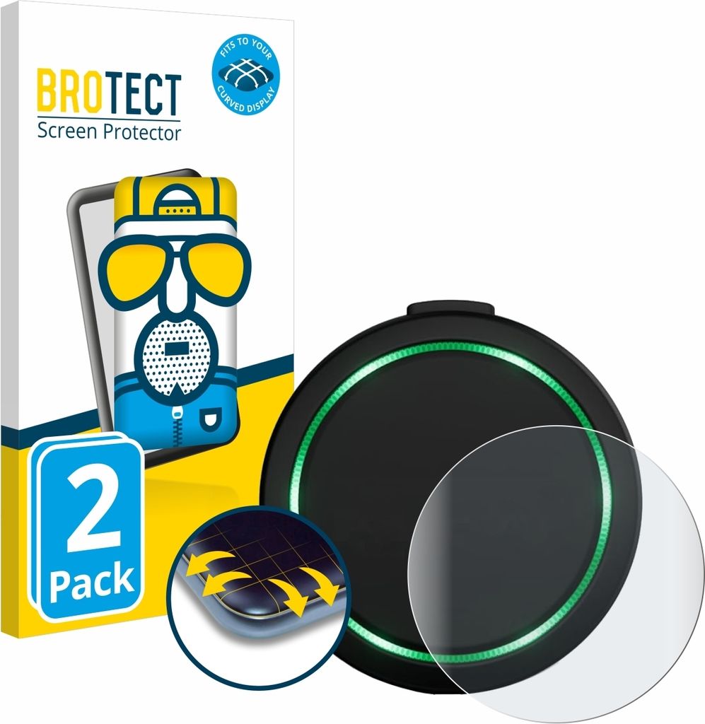 2x BROTECT Fullscreen Schutzfolie für OOONO CO-Driver NO2 2024 Displayschutz Folie Fullcover Matt Entspiegelungsfolie