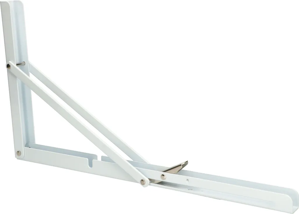 Console Pliante pour Étagère Murale 400 mm - Lot de 2 Équerres Escamotables