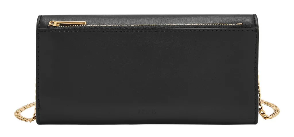 Portafoglio Fossil Penrose Crossbody Black: L'Accessorio Must-Have Nero - 3