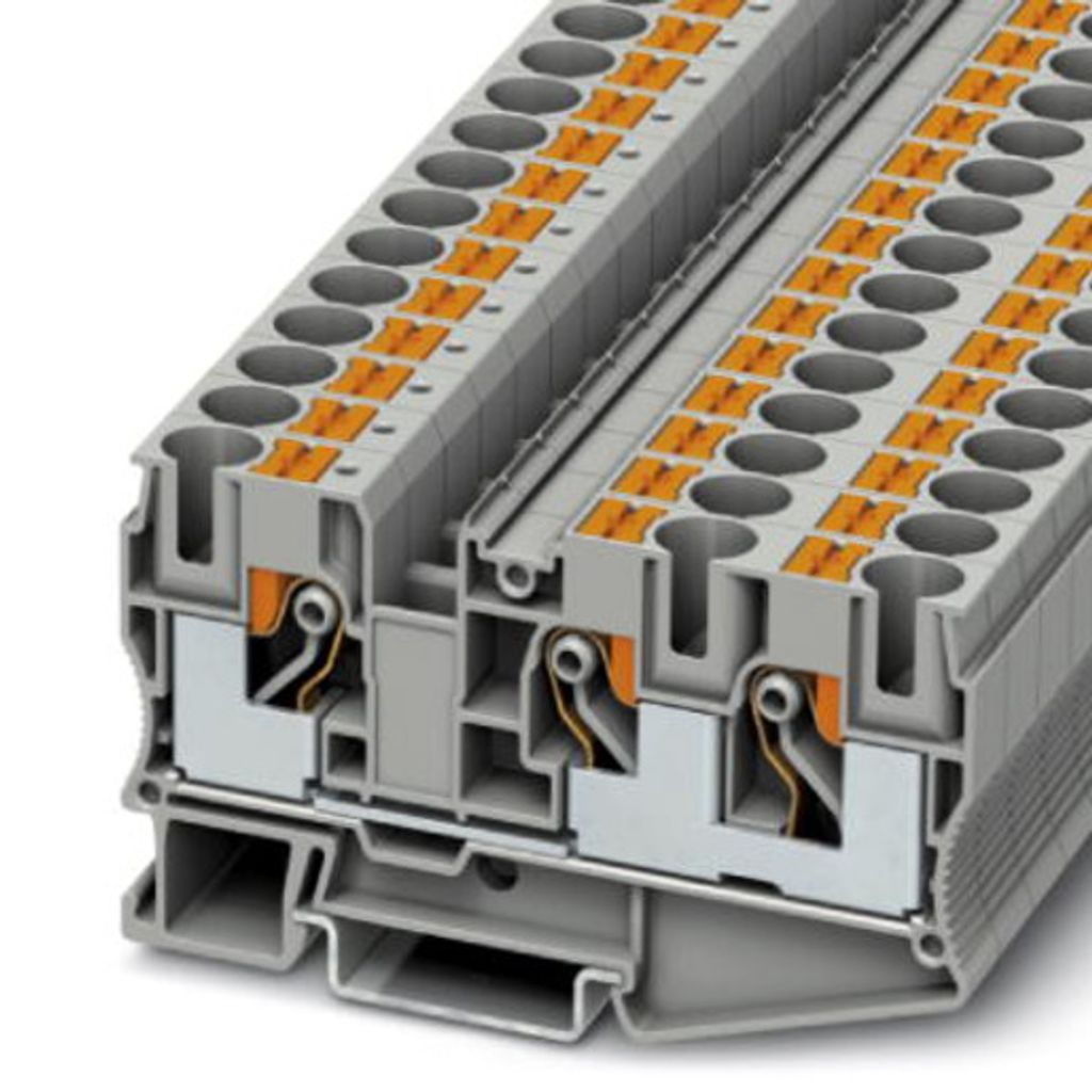 Phoenix Contact Durchgangsklemme PT 10-TWIN Push-In-Anschluss Nennspannung 1000V Kurzzeitstrom 1,20kA - 1 Stück