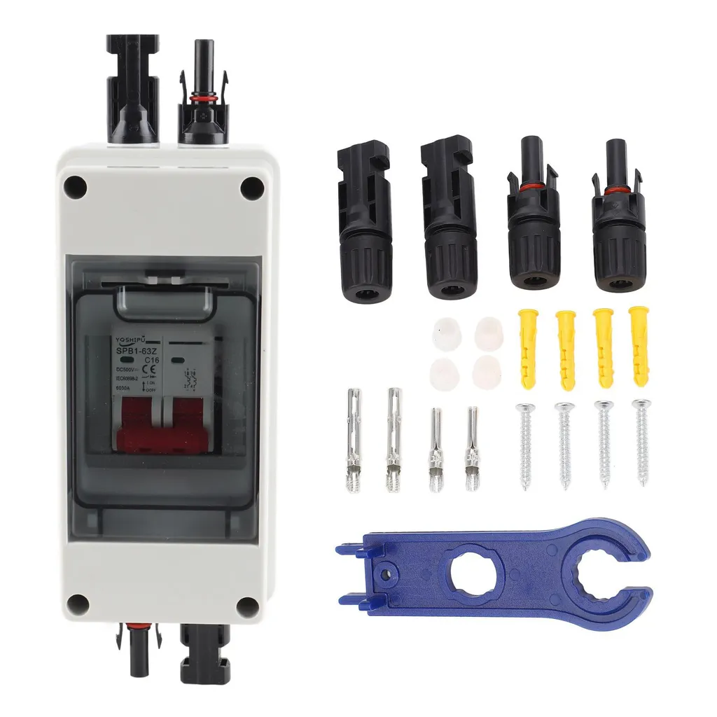 Protection Circuit Solaire contre Surcharge 500V DC Boîtier Étanche IP65