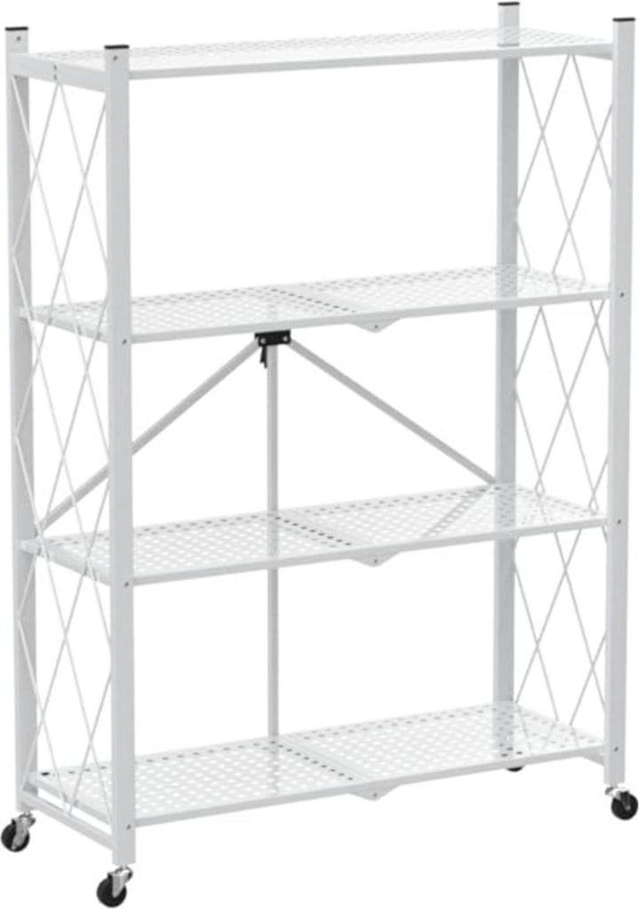Klappbares Regal auf Rollen KLAP | HxBxT 127x72x34cm | 4 Produktbild 