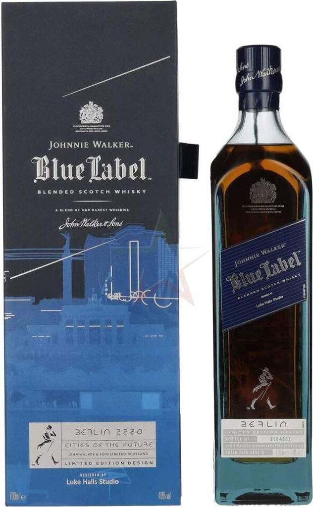 Johnnie Walker Blue Label City Edition Berlin Blended Scotch Whisky 40.00 % 0,70 lt.