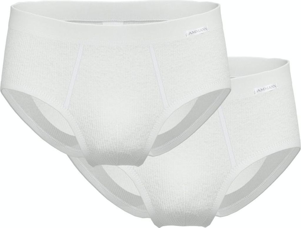 Ammann Doppelripp Slips m.E. 4er Pack white 7