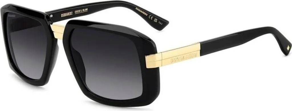 Lunettes Dsquared2 D2 0178/S avec verres dégradés gris et monture 807 - 4