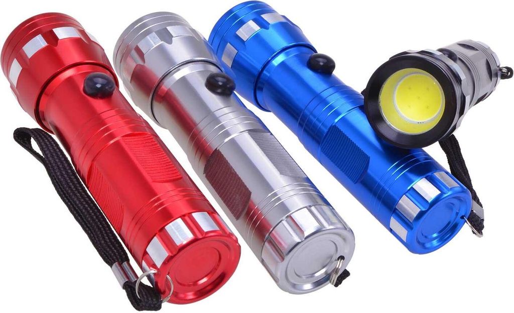 LED COB Taschenlampe Aluminium farbig Haushalt Freizeit Autozubehör Lampen Filmer 36133