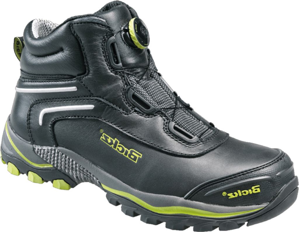 BATA S3 Schnürstiefel Bickz 305 BOA anthrazit/schwarz/gelb, Gr. 48, Schutzstufe:S3, Größe:39, Farbe:anthrazit/schwarz/gelb, Weite:10