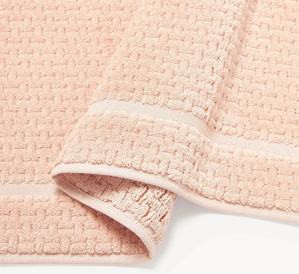Westwing Niam Tappeto Bagno Rosa Cotone 1000g Luxury Antiscivolo - 3