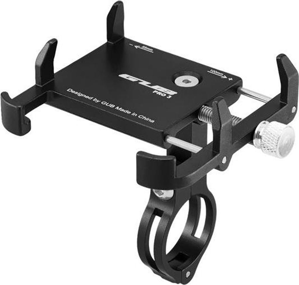 GUB PRO3 Fahrrad Handyhalterung Aluminium Scooter e-Bike Universal Handy Halterung Lenker für Handy Halter für 4,7-7,2 Zoll Smartphone, Navi