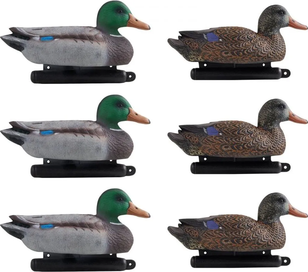 Canard flottant appeau factice en plastique pour chasse et étang 35cm
