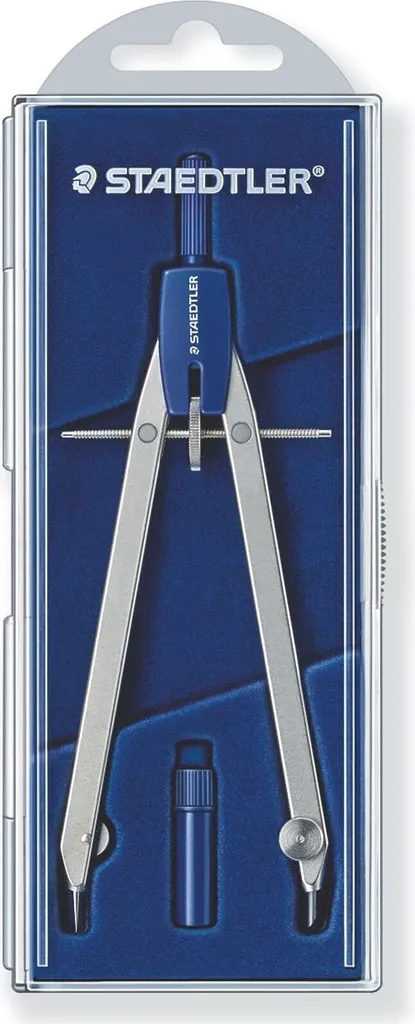 Staedtler 557 00SK-I Compas Technique de Précision avec Adaptateur
