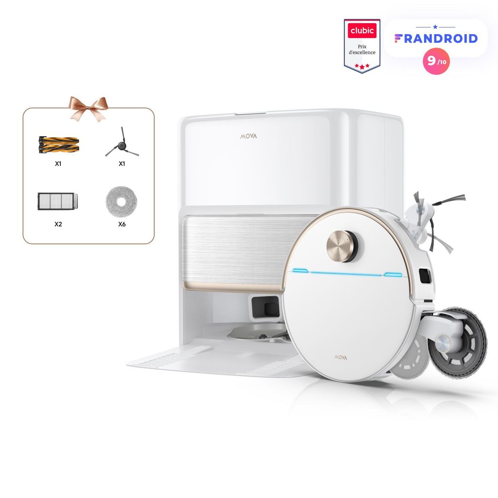 MOVA V70 Ultra Complete Saugroboter, 40000 Pa, MaxiReachX™ Produktbild 