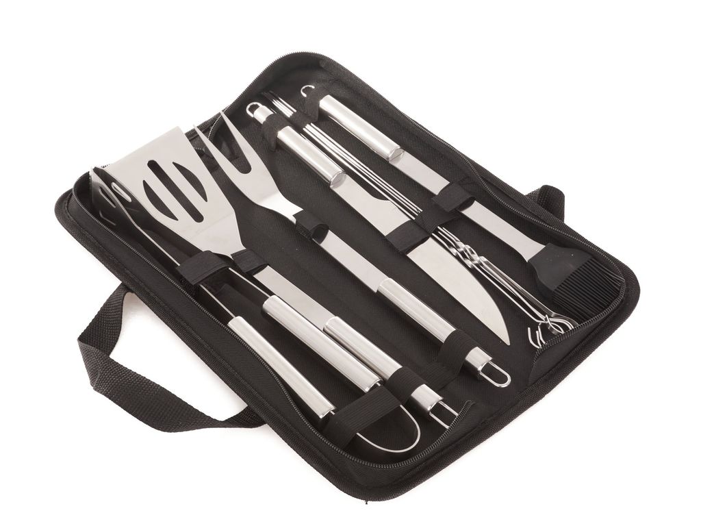 GEKO | Grill Set,10tlg, Grillset Edelstahl Grillbesteck Produktbild 