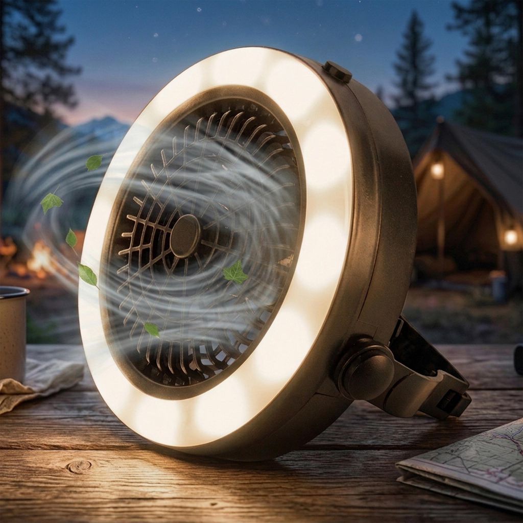 Lampe de camping 2 en 1, lumière blanche froide avec Image du produit 