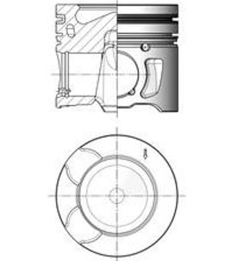 Piston KOLBENSCHMIDT 41704610 OE 8743670800 pour Nissan et Land Rover