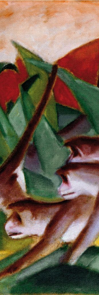 Franz Marc Kunstdruck Bild - Affenfries, 1911 (158 x 53 cm)