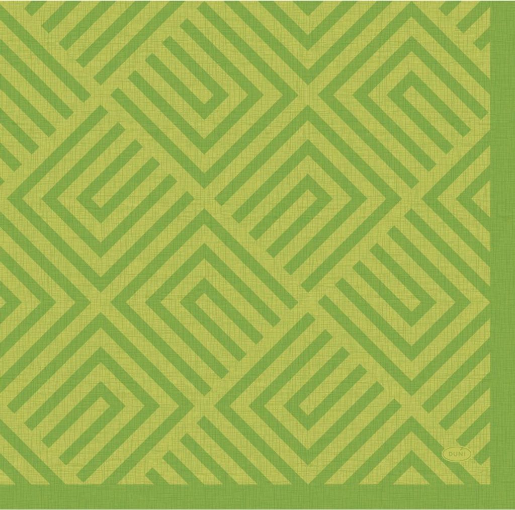 Duni Servietten Mosaik kiwi 40 x 40 cm - 12er Pack