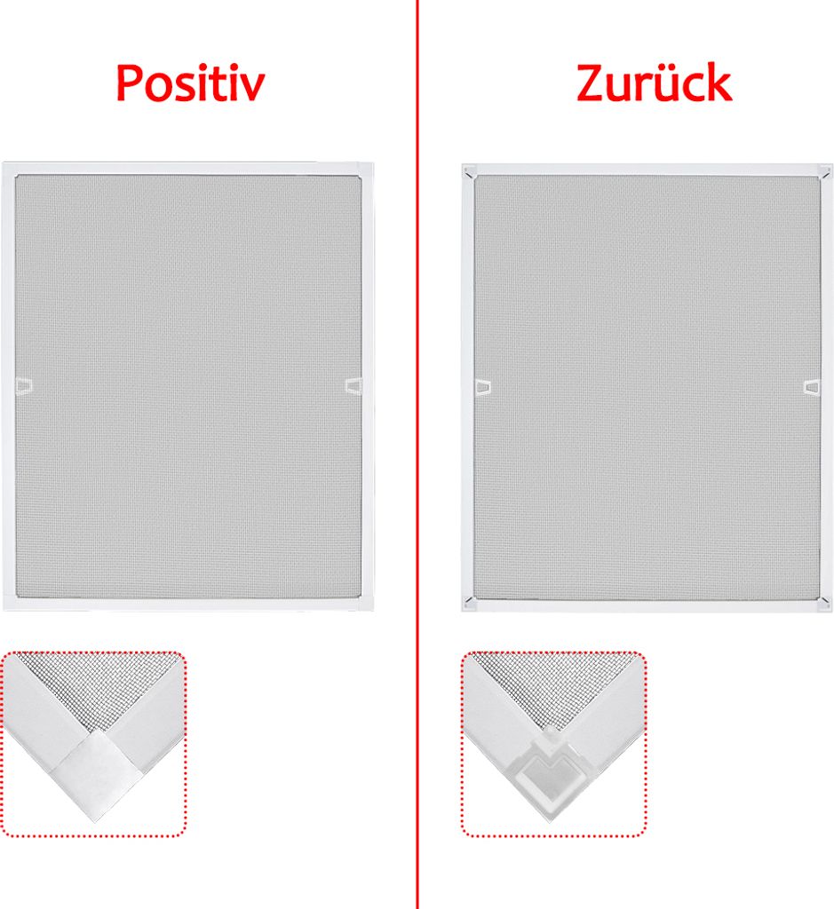 UISEBRT Fliegengitter Fenster 80 X 100cm Insektenschutz Produktbild 7