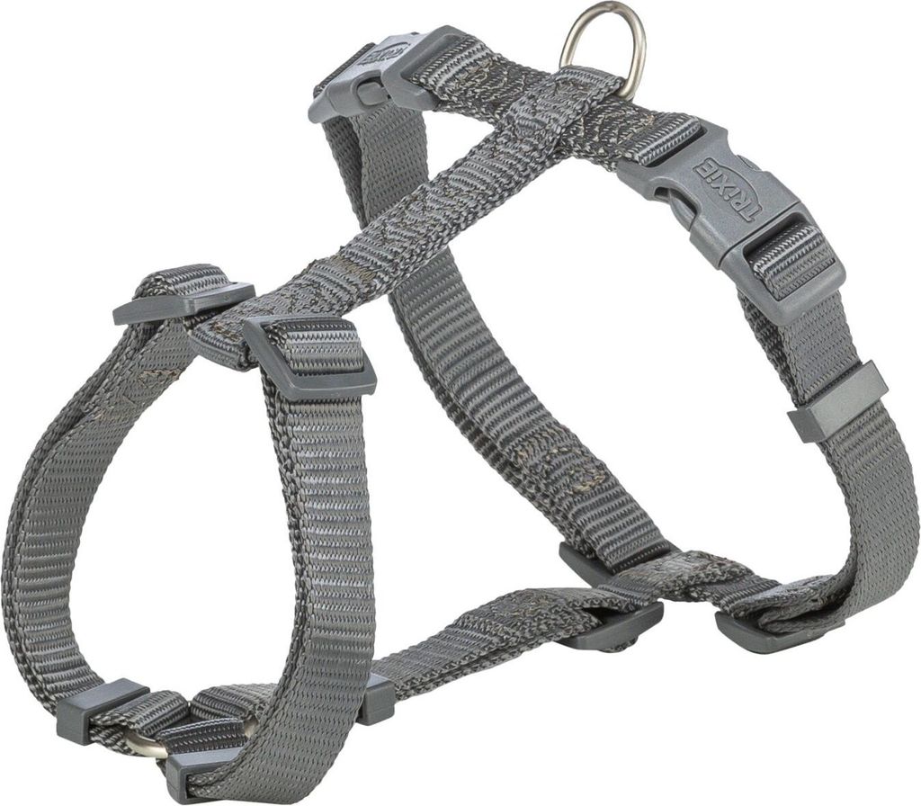 TRIXIE Premium H-Geschirr - grafit - 42–60 cm/15 mm