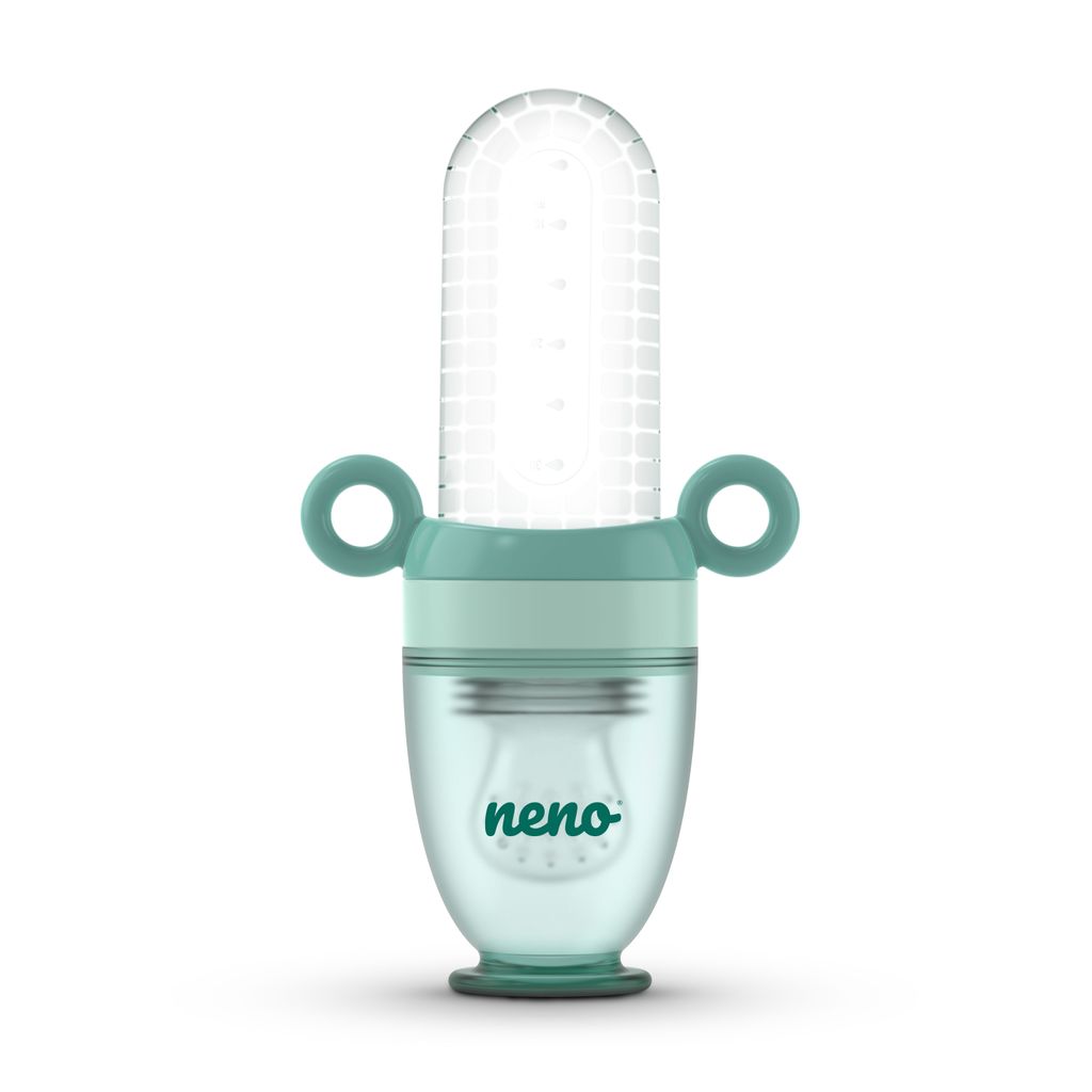 NENO GUSTO Fruchtschnuller mit Löffel Produktbild 
