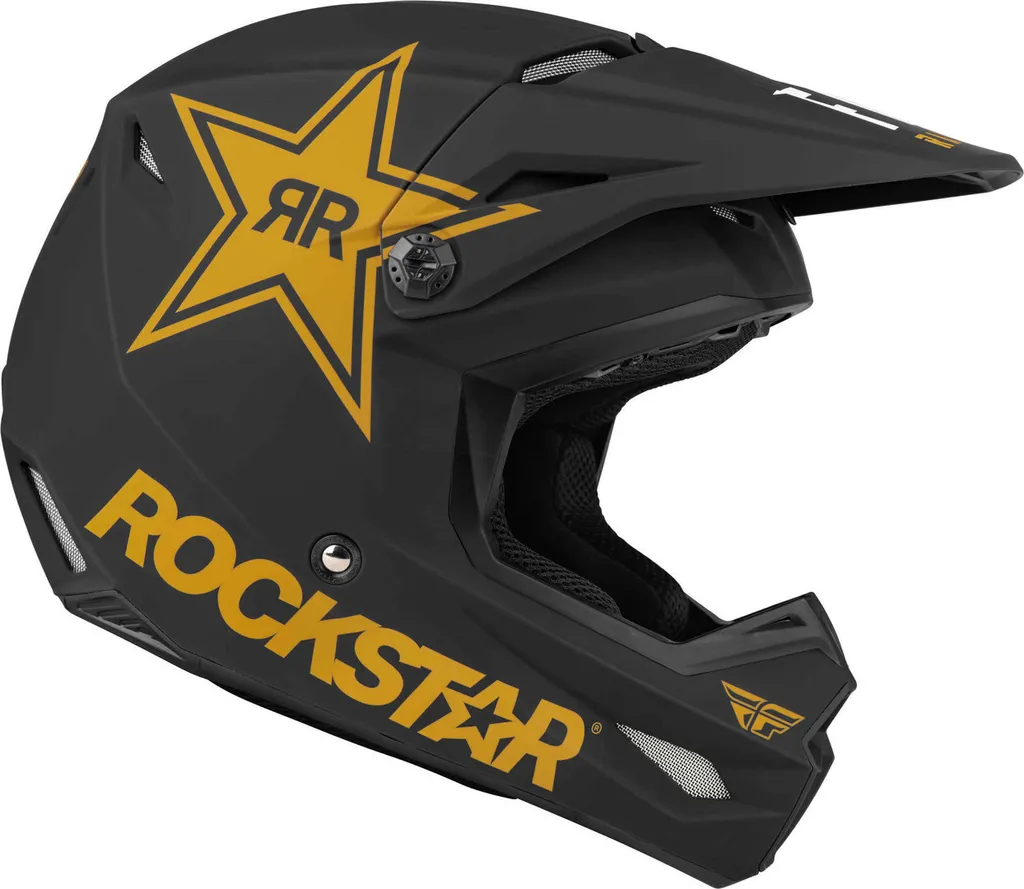 Casque Intégral Cross Kinetic Rockstar Noir Fly Racing Taille 2XL XXL