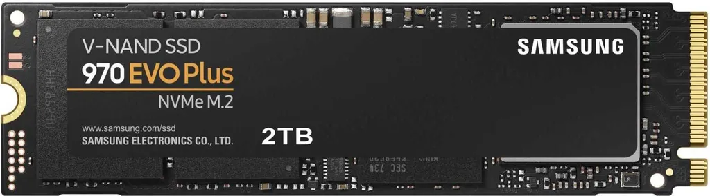 SSD 2 To Samsung 970 Evo Plus V-NAND Vitesse Lecture 3500 Mo/s Ultra Rapide