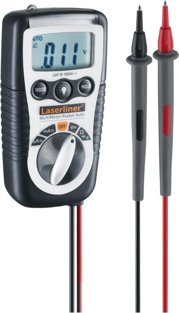 Multimètre universel Multimeter pocket Blanc et Noir format de poche - 5