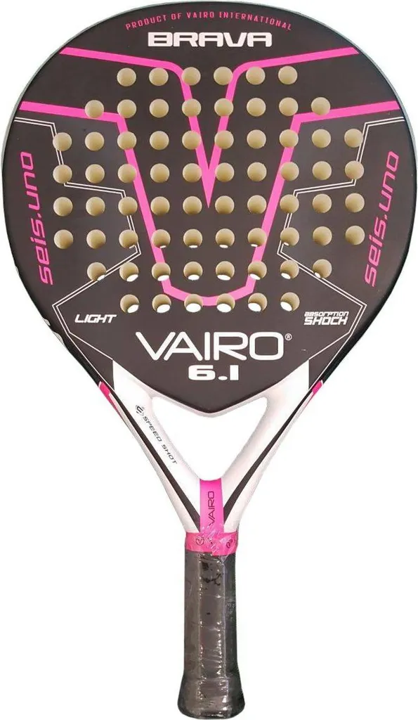 Raquette Padel Vairo Brava 6.1 Idéale pour Gagner en Précision de Jeu