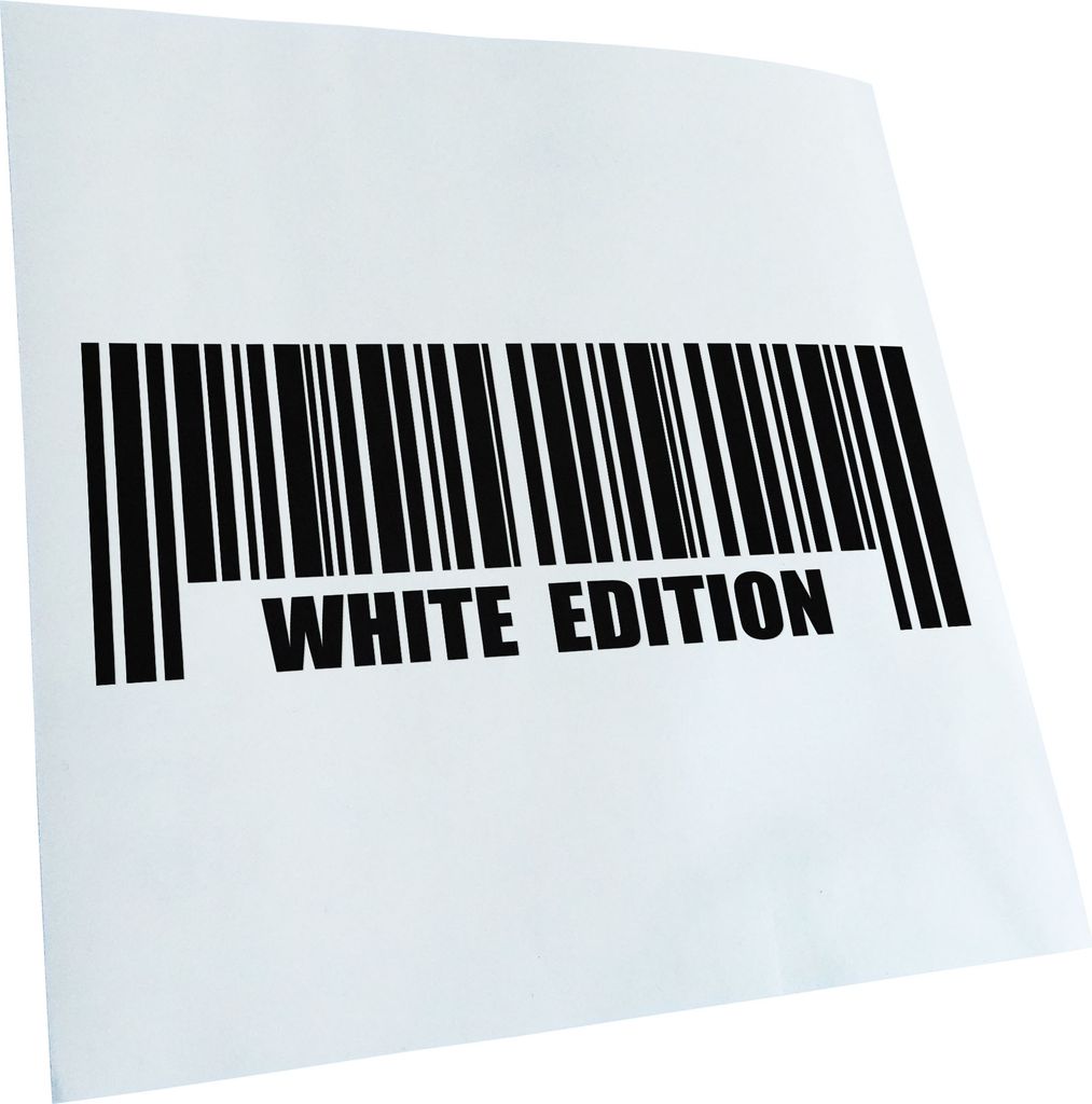 Kiwistar - Autoaufkleber - White Edition V2 - Schwarz - 60x21cm - Aufkleber für Auto, Laptop, Fahrrad, LKW, Motorrad mehrfarbig JDM Decal Racing