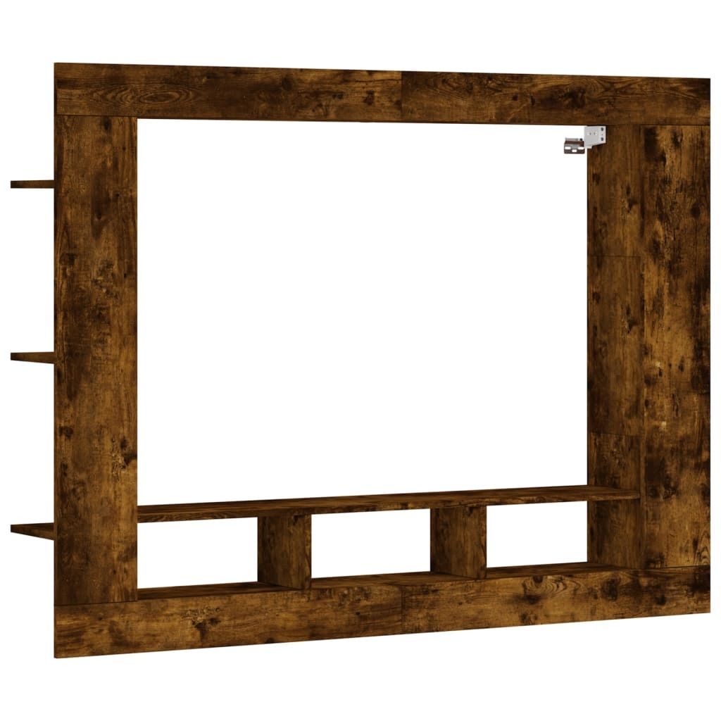 "WINTER SALE"TV-Schrank, Fernsehtisch - CLORIS - Räuchereiche 152x22x113cm Holzwerkstoff - TV-Schränke NeuMöbel428313