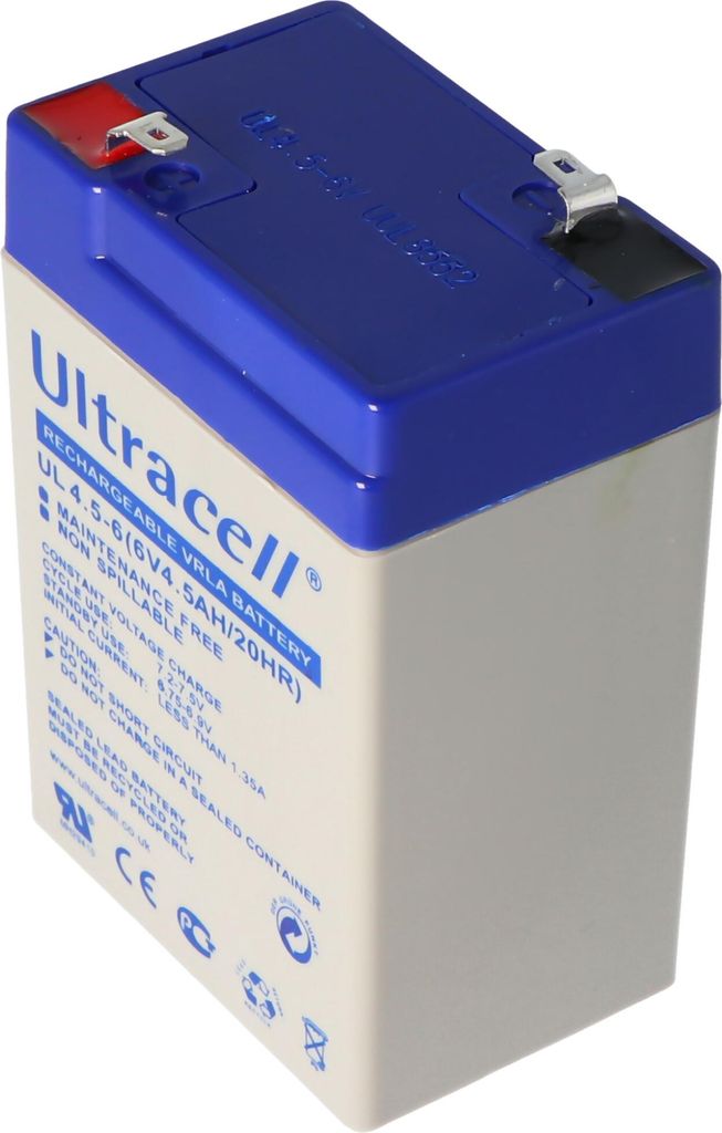 Ultracell UL 4.5-6 Blei Akku mit Faston 4,8mm Kontakten Produktbild 