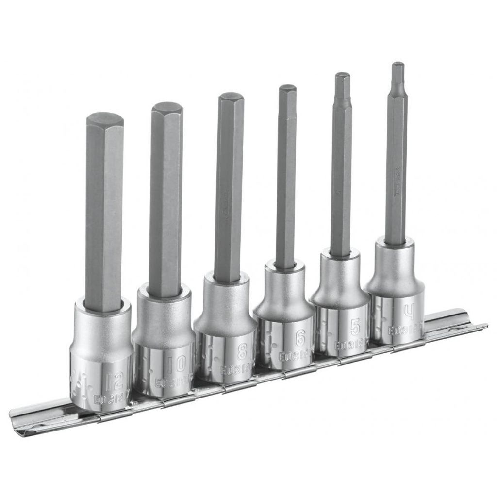 Expert 1/2' SET OF 6PCS DEEP HEX BIT SOCKET