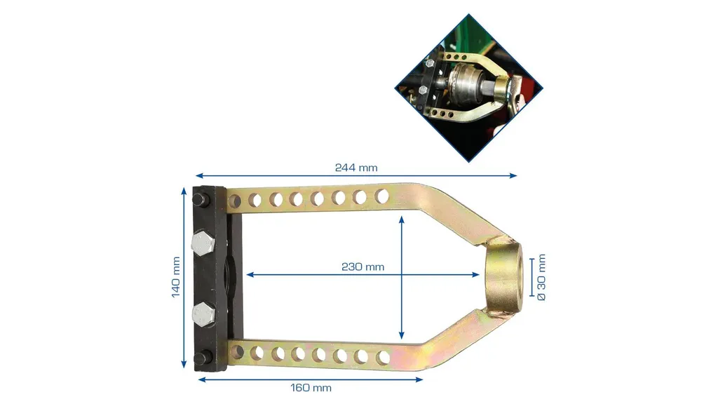 Outil extracteur de joint homocinétique universel pour cardan de voiture