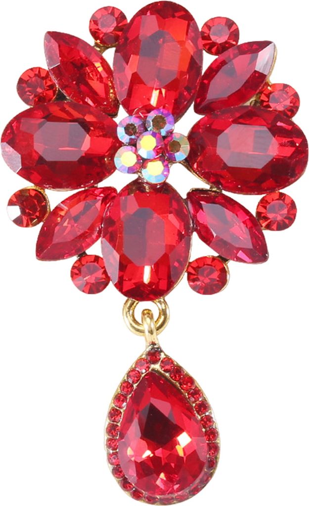 Elegante Wassertropfen-Brosche mit funkelnden Strasssteinen, eingelegte Kleidungsnadel, Frack, Anzug, Reversabzeichen, Hochzeitskostüm-Accessoires