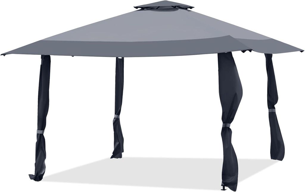 gazebo da giardino 4 x 4 m con doppio tetto, altezza Immagine del prodotto 