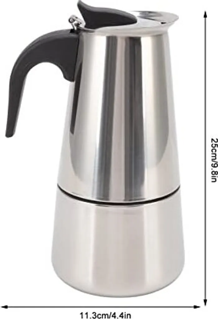 Moka Portatile Glomora Acciaio Inox: Espresso da Campeggio e Casa