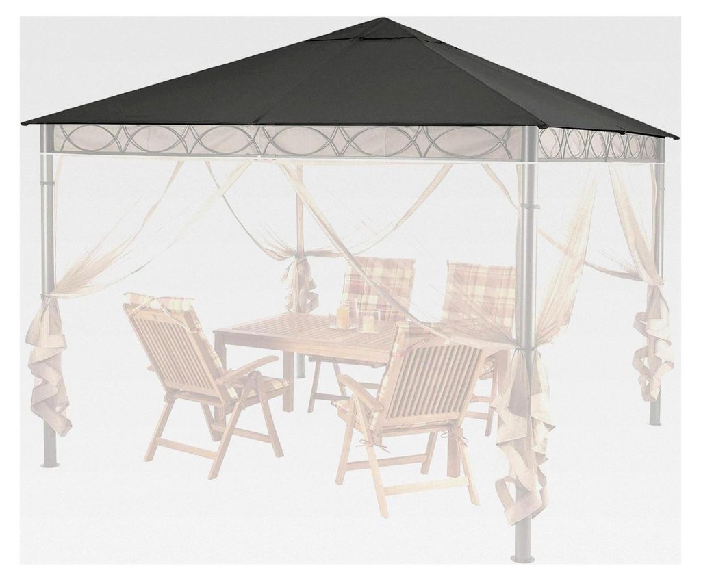 Ersatzdach für 3x3m Stil Pavillon in Grau RAL 7012