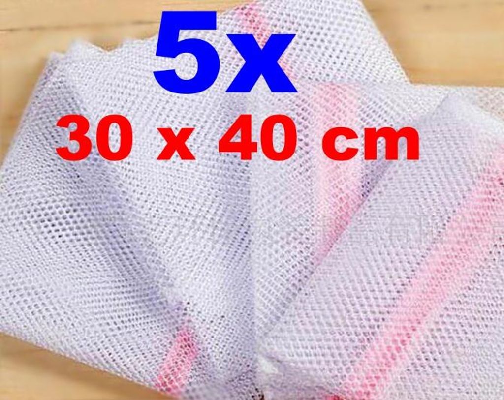 5 x Wäschenetz Wäschebeutel Wäschenetz Waschmaschinennetz Produktbild 