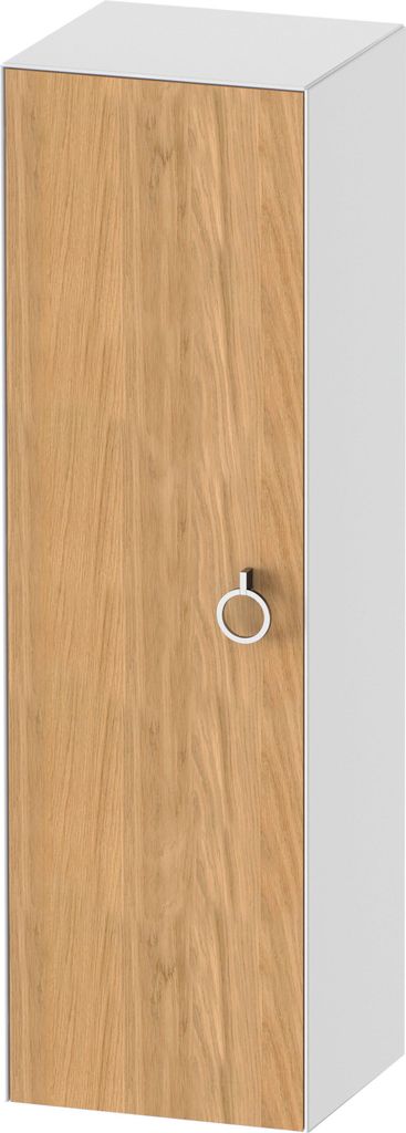 Duravit White Tulip Halbhochschrank, Breite 400 x Tiefe 360mm, eine Tür Anschlag links mit Griff, WT1333LH585