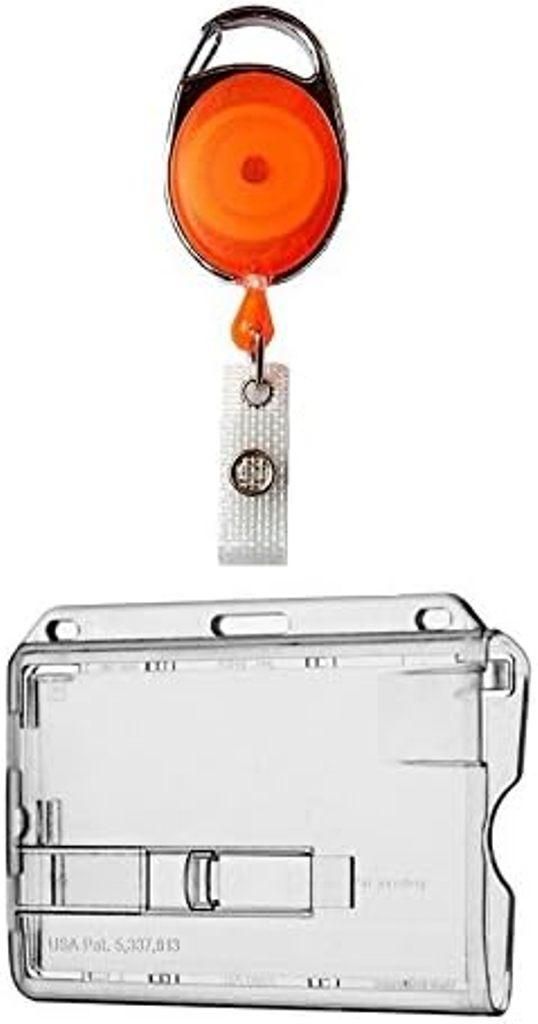 Ausweisset Ausweisjojo Jojo transparent ORANGE Zipper Produktbild 
