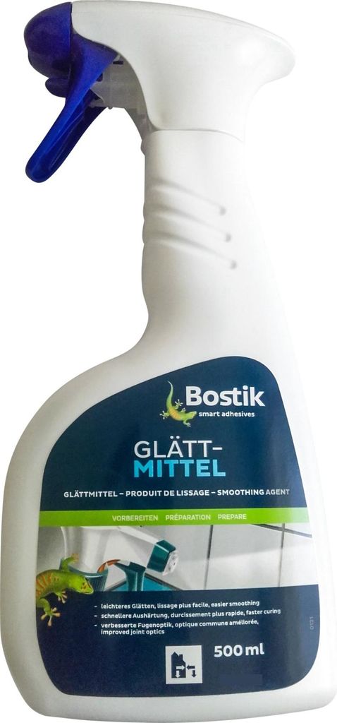 Bostik Dichtstoff Glättmittel 500ml Zerstäuberflasche Silikon Hybrid Polyurethan